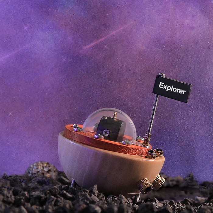 Creative Desk Decor UFO Star Explorer Series Handmade Mini Magnetic Note Holder