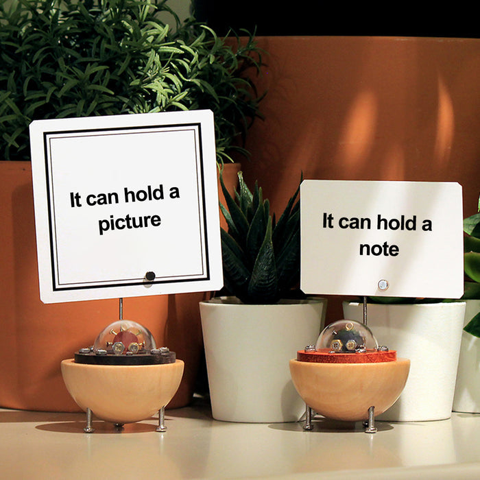 Creative Desk Decor UFO Star Explorer Series Handmade Mini Magnetic Note Holder