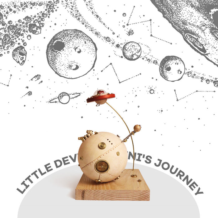 Creative Wooden Metal Model Traveler Series Wood Crafts for Home Decor