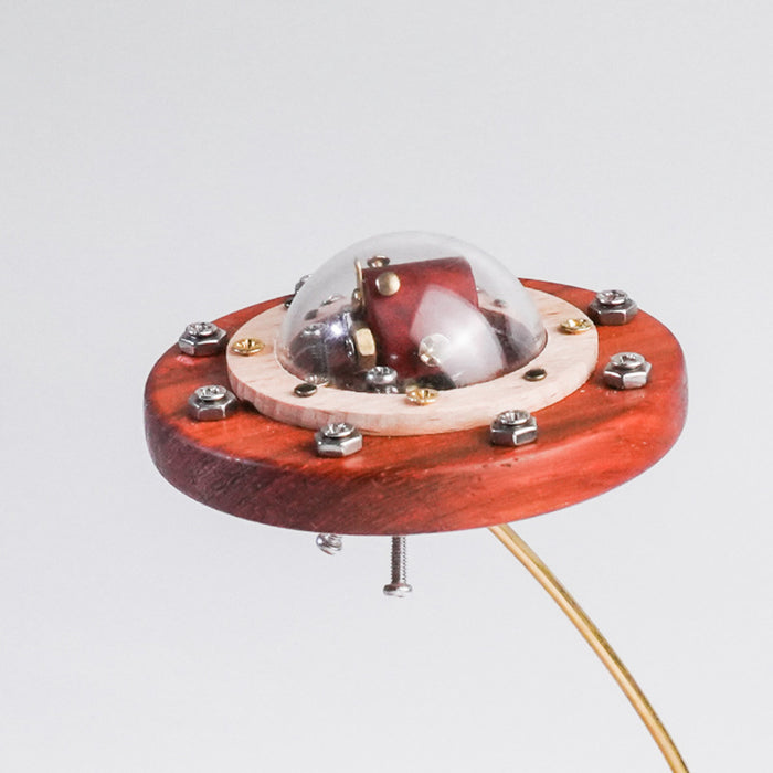 Creative Wooden Metal Model Traveler Series Wood Crafts for Home Decor