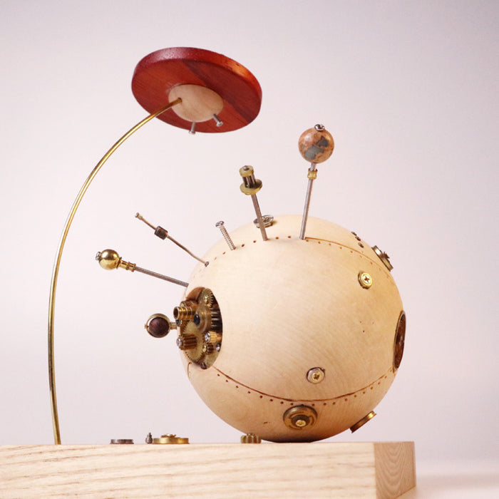 Creative Wooden Metal Model Traveler Series Wood Crafts for Home Decor