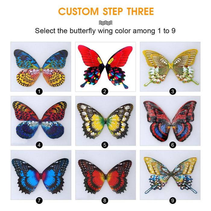 Custom DIY Steampunk Butterfly 3D Metal Kit