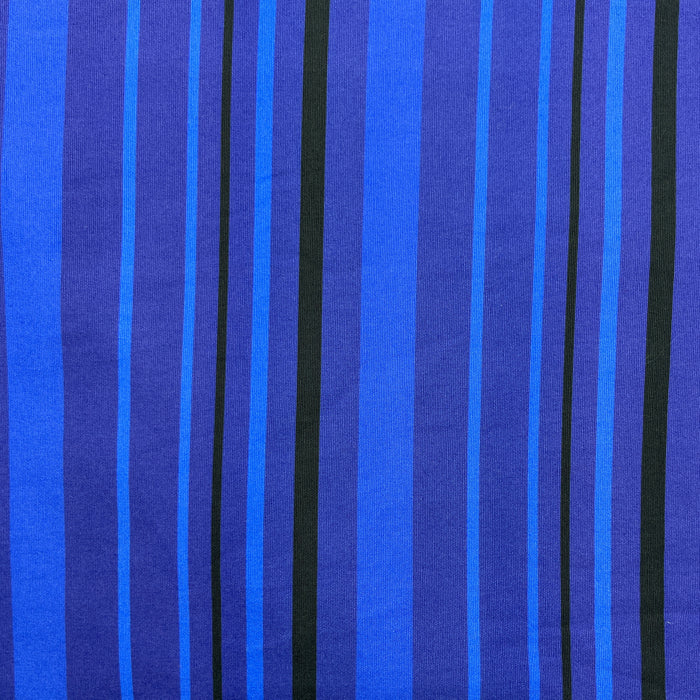 CW Blue & Black Stripe | Coordinates - 1 Yard Cut