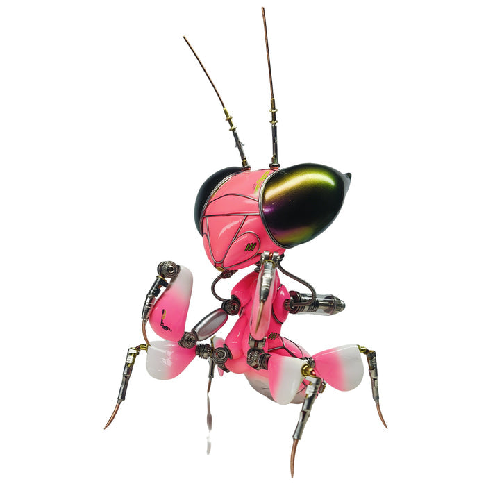Cyberpunk Metal Mantis Model Insect Art Sculpture