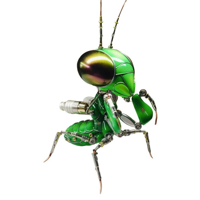 Cyberpunk Metal Mantis Model Insect Art Sculpture
