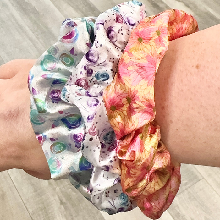 Daisies & Roses | 3 Pack of Scrunchies