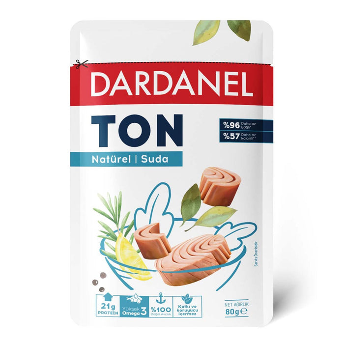 Dardanel Light Tuna Pouch is a convenient and nutritious seafood option made from imported tuna and carefully produced in Türkiye.