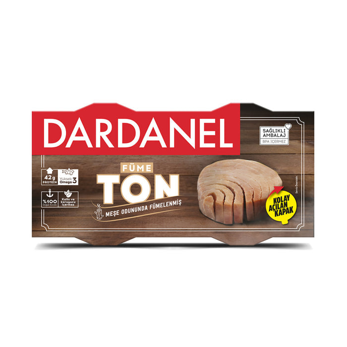 Dardanel Smoked Tuna brings rich, naturally smoky flavor to your kitchen in a convenient 2 x 140 g pack.