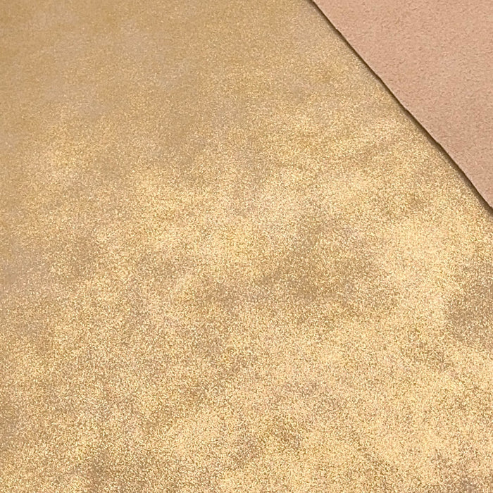 Distressed Trophy Gold Shimmer | 18" Luxe Vinyl Roll - Mid-Weight