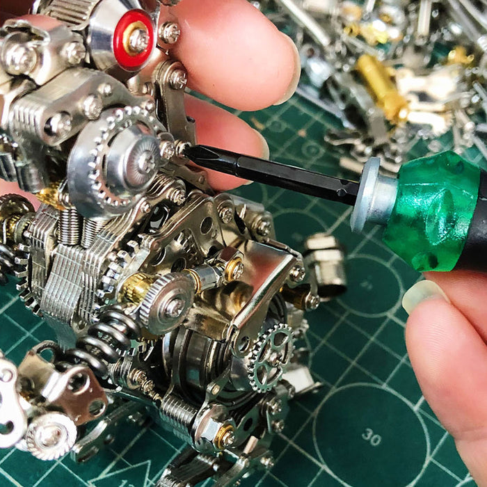 DIY Assembly Mechanical Metal 3D Rabbit Bunny Beast Fight with Monkey King Wukong Animal Model Jigsaw Puzzle Toy