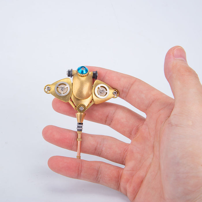 DIY Assembly Steampunk Devil Ray Fish 3D Metal Puzzle for Kids 100+PCS