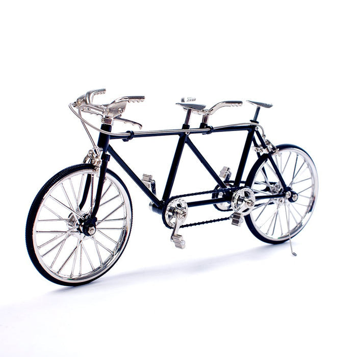 DIY Assembly Tandem Bicycle Metal Model Puzzle Kit Toy