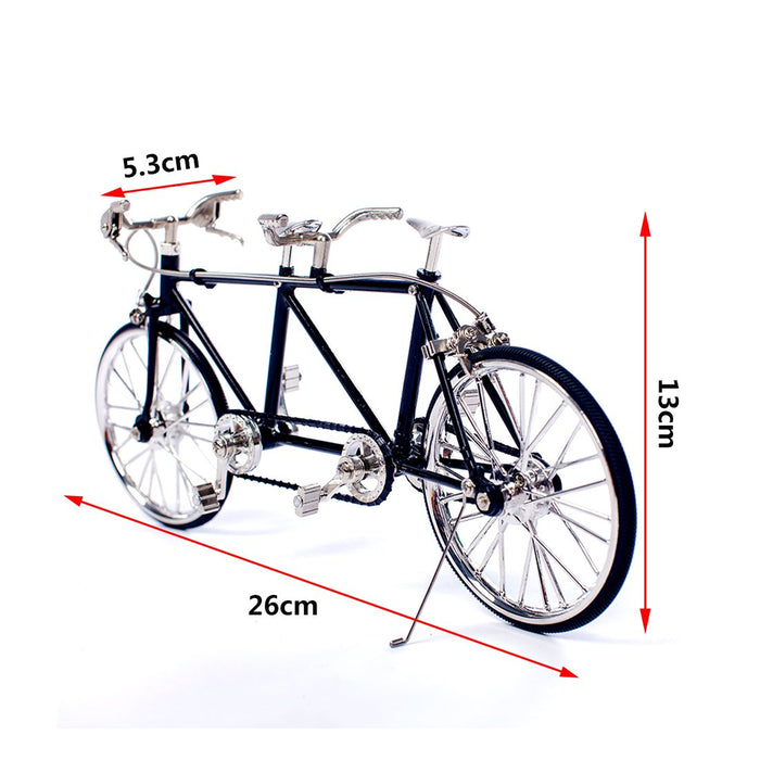DIY Assembly Tandem Bicycle Metal Model Puzzle Kit Toy