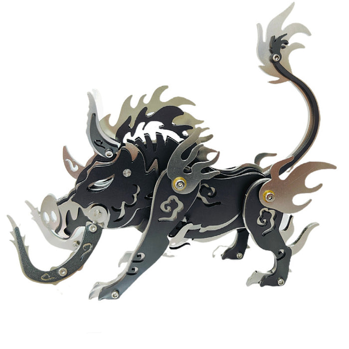 DIY Big Tusk Wild Boar 3D Metal Puzzle 100+PCS