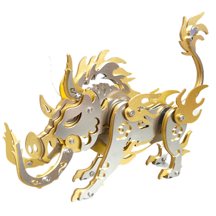 DIY Big Tusk Wild Boar 3D Metal Puzzle 100+PCS