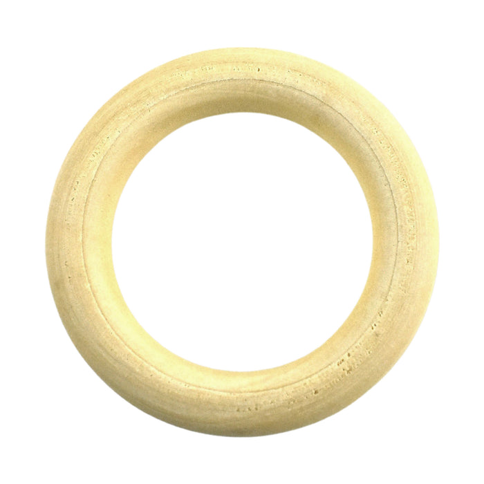 DIY Craft Wood Rings, 2-1/2-Inch, 4-Count - Natural