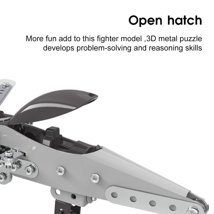 DIY Metal Assembly Military Battleship Fighter Aircraft Tank Set