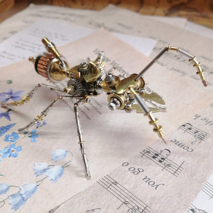 DIY Metal Assembly Mini Steampunk Brass Ant 3D Metal Puzzle