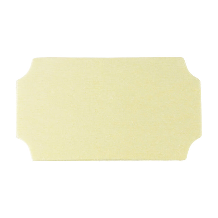 DIY Notched Corner Rectangle Craft Wood Shapes, 3-3/16-Inch, 12-Count