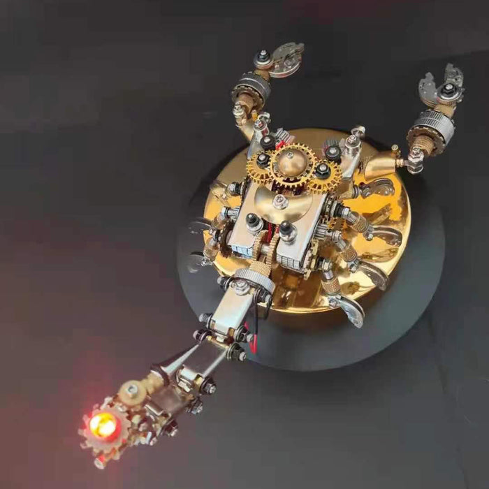 DIY Sound Control Golden Scorpion King 3D Assembly Metal Model Puzzle 500pcs+
