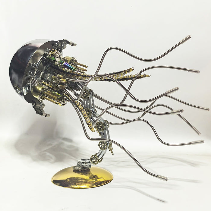 DIY Steampunk Jellyfish 3D Metal Puzzle Lamp (800+PCS)