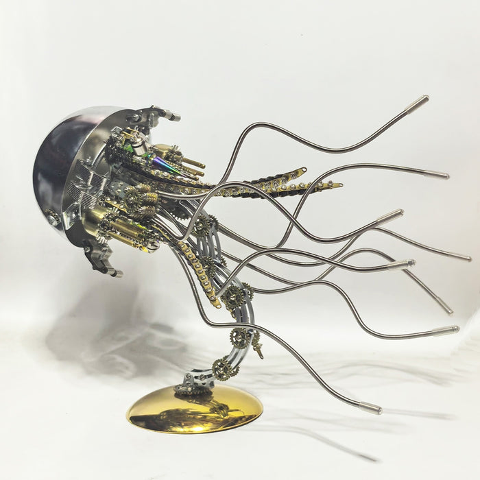 DIY Steampunk Jellyfish 3D Metal Puzzle Lamp (800+PCS)