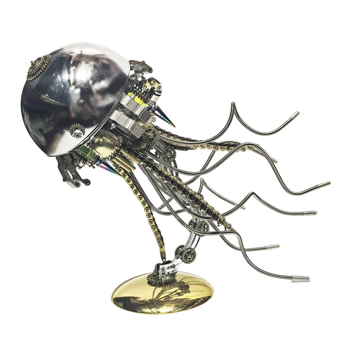 DIY Steampunk Jellyfish 3D Metal Puzzle Lamp (800+PCS)