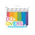 Ooly Do-Overs set of six erasable highlighters in a white retail box with a clear window, showing the six colorful highlighter markers and large multicolor product branding.