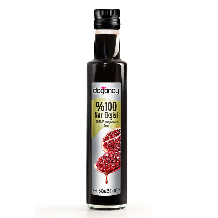 Doganay 100% Pomegranate Molasses is made from carefully selected pomegranates grown in Türkiye, concentrated into a rich, tangy syrup with no added sugar or additives.