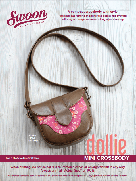 Dollie Mini Crossbody by Swoon Sewing Patterns | Hardware Kit