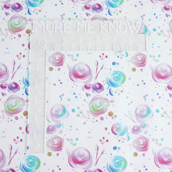 Doodle Floral Rainbow | 18" Luxe Vinyl Roll - Mid-Weight