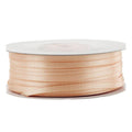 Double Faced Satin Ribbon, 1/8-inch, 100-yard, Light Peach