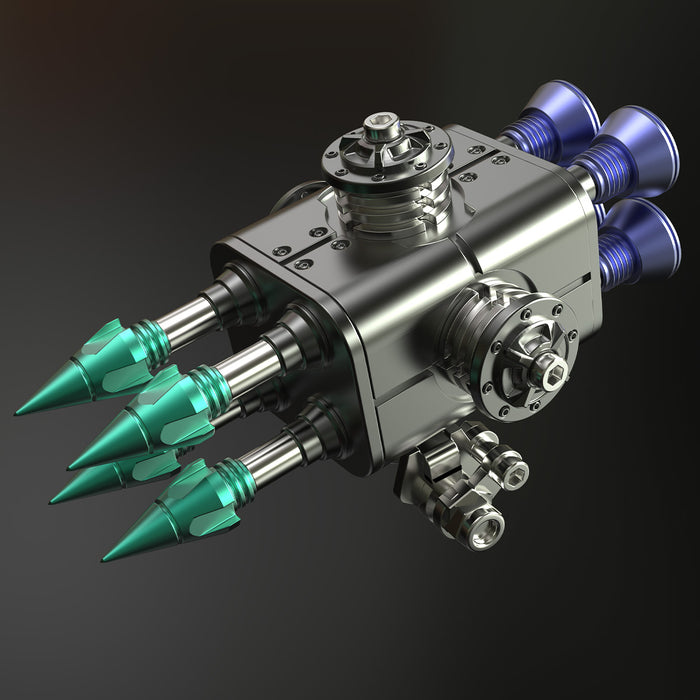 Dreadspire — Crimson Predator War Spider, Armed Edition Metal Model Kits