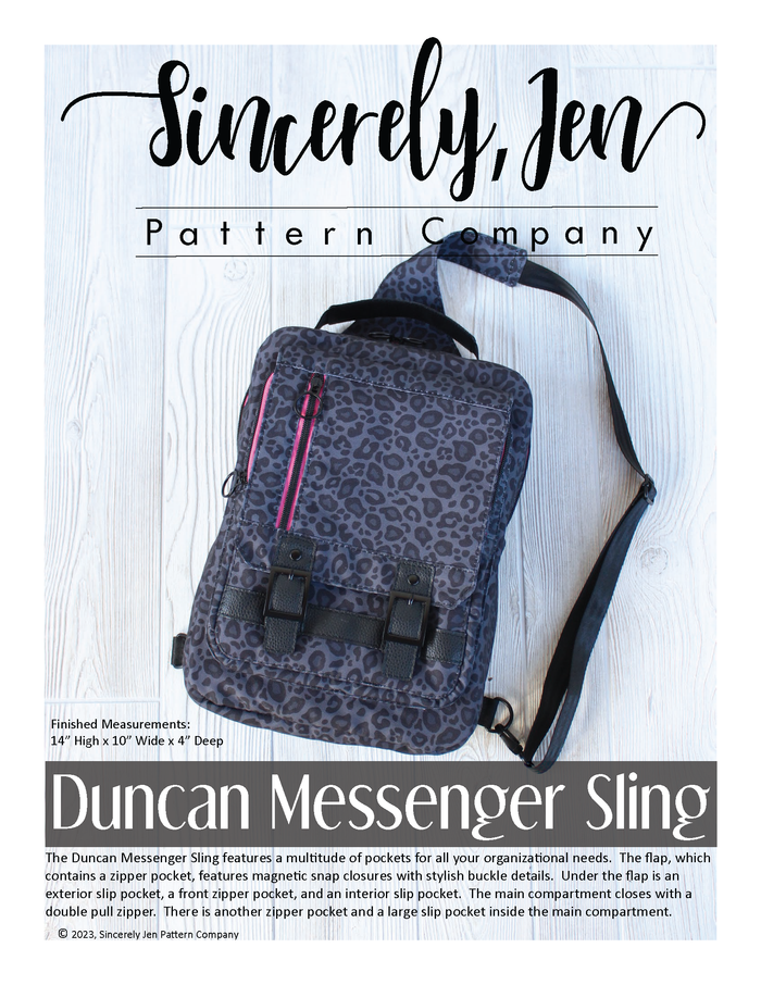 Duncan Messenger Sling by Sincerely Jen | Hardware Kit