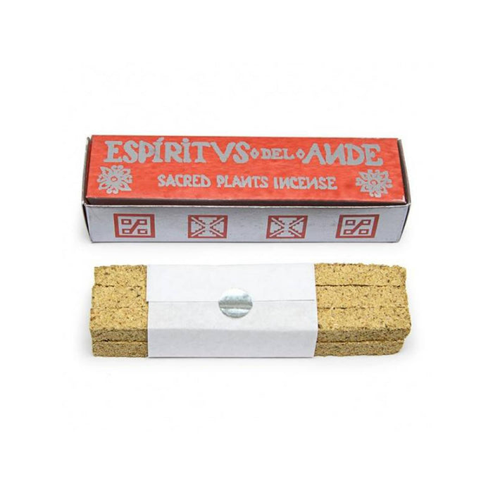 Espiritus del Ame sacred plants incense sticks with red packaging on a white background.