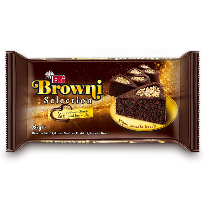 Eti Browni Selection brings together a rich assortment of soft, chocolate-filled brownie cakes in one generous box.