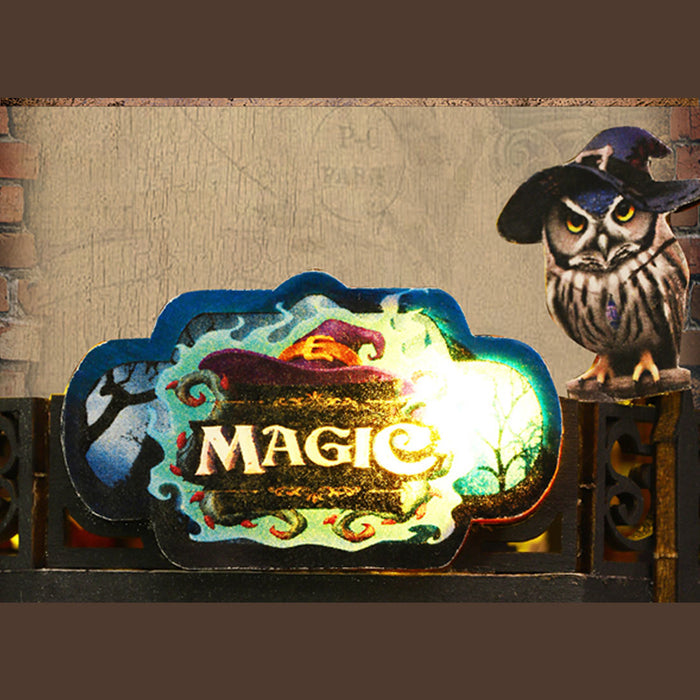 Fantasy Magic House diy Book Nook Kit for Halloween Decor