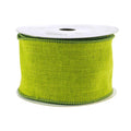 Faux Burlap Wired Edge Ribbon, 2-1/2-inch, 10-yard