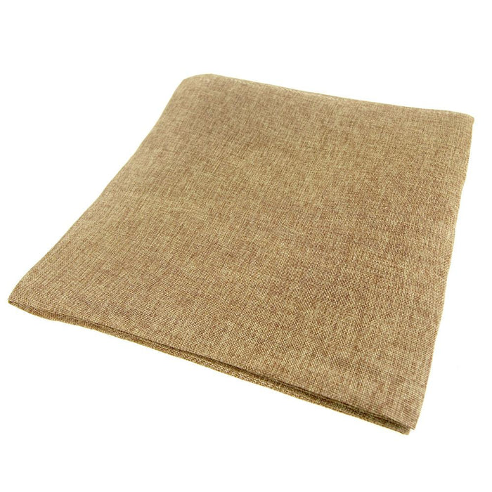 Faux Jute Square Table Overlay, 56-Inch