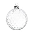 Fillable Glass Disco Ball Christmas Ornament, 3-1/4-Inch