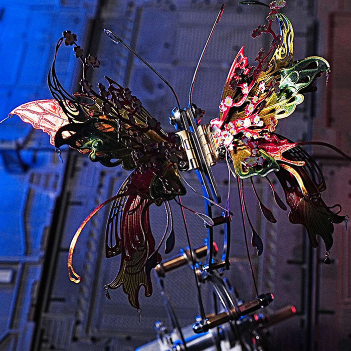 Flame Butterfly 3D Metal Mechanical Kinetic Model Kit Julia Butterfly Born of Fire