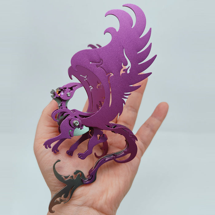Furry Maine Coon Cat 3D Metal Puzzle