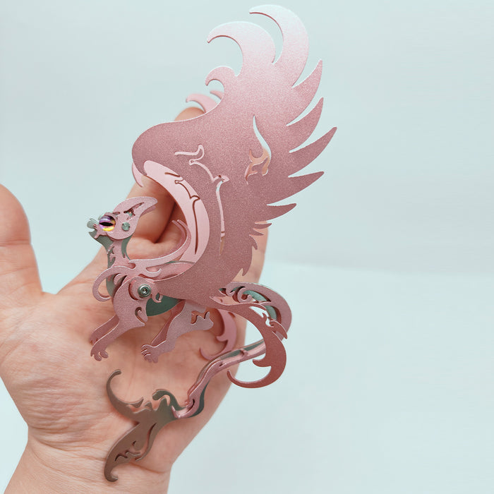 Furry Maine Coon Cat 3D Metal Puzzle