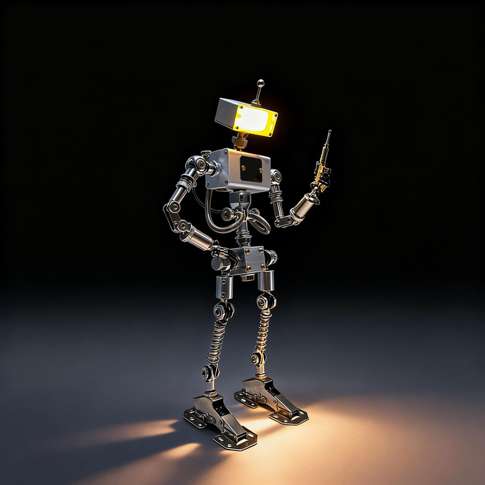 Futuristic Lamp Man Ambient Desk Light