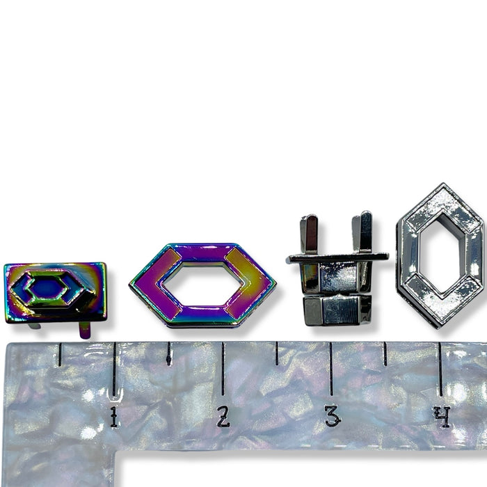 Geometric Turn Lock | Pack of 2