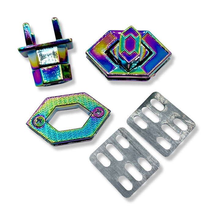 Geometric Turn Lock | Pack of 2