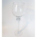 Goblet Glass Candle Holder Table Centerpiece, 14-Inch