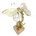 Golden Mechanical Butterfly Metal Model Kits