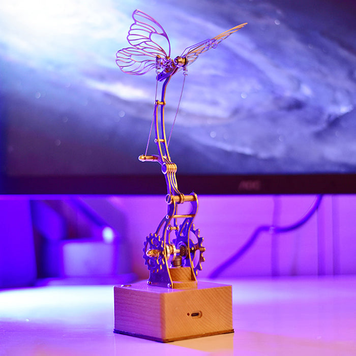 Golden Mechanical Butterfly Metal Model Kits