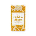 Thulisa Naturals Golden Shore shower steamers in golden yellow and white botanical print packaging, front view, on a white background.